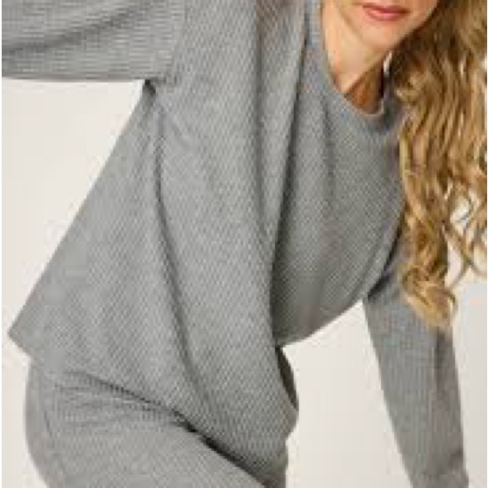 Rip Curl Grey Ribbed Knit Set